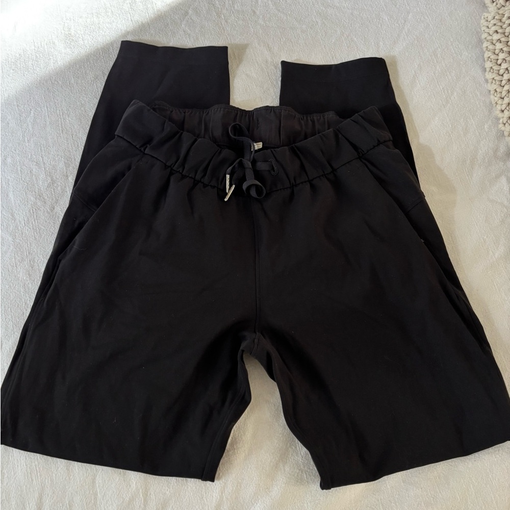 Black Lululemon Drawstring Joggers